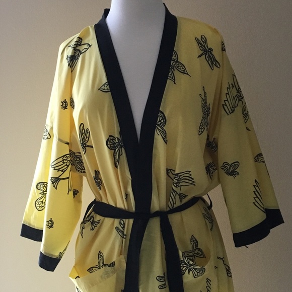 Bahama Hand Prints Robe - Picture 6 of 8